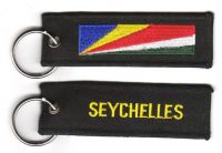 Fahnen Schlüsselanhänger Seychellen