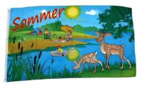 Fahne / Flagge Sommer See 60 x 90 cm
