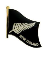Fahnen Anstecker Pin New Zealand Feder