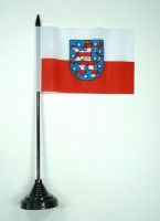 Fahne / Tischflagge Thüringen NEU 11 x 16 cm Flaggen