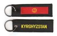 Fahnen Schlüsselanhänger Kirgistan